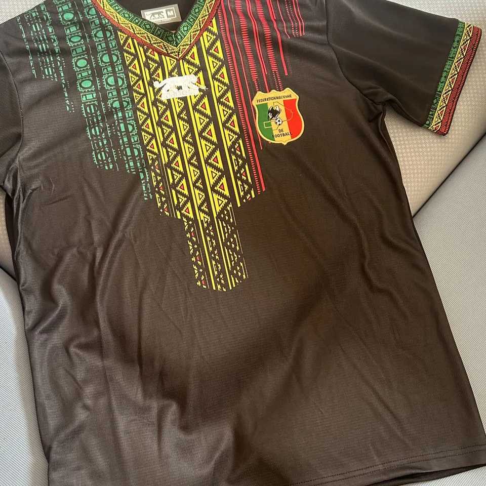 2024/25 Mali Away Black Fans Soccer Jersey detail image