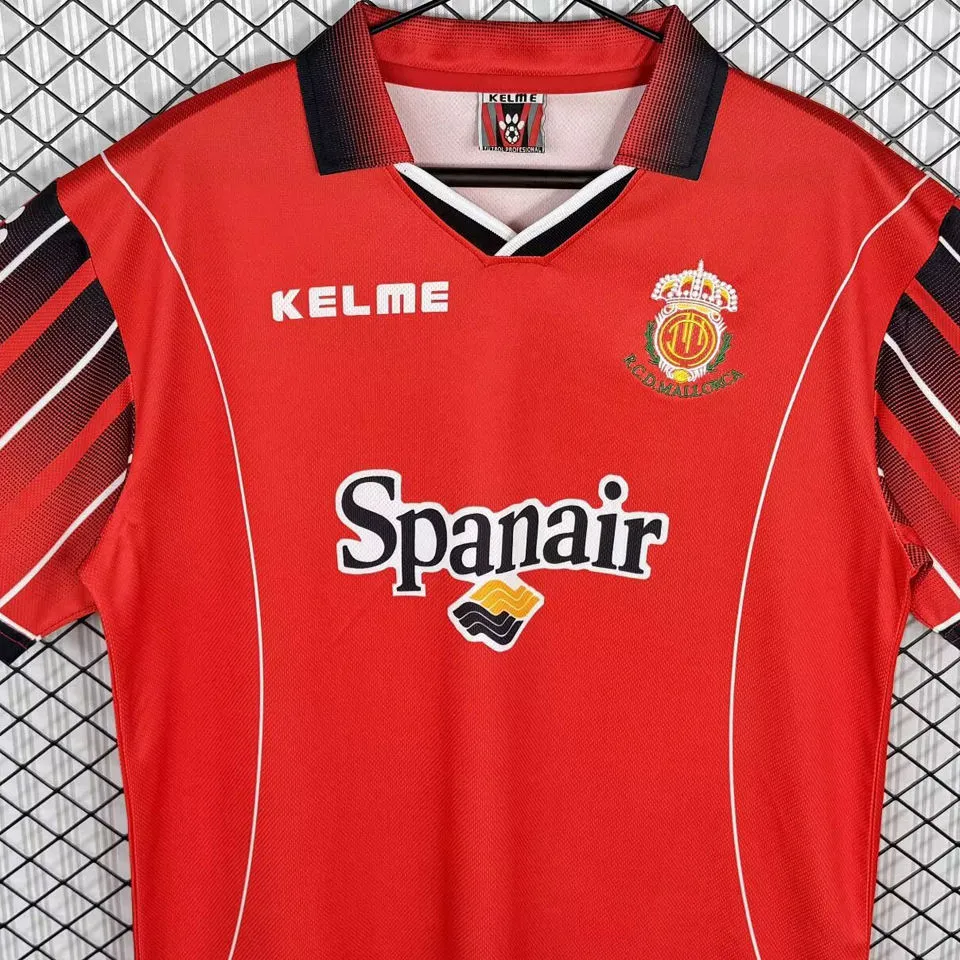 1998/1999 Mallorca Home Red Retro Fans Soccer J... detail image