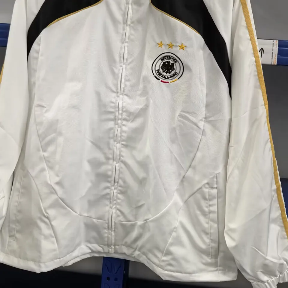 2026 Germany White Retro Windbreaker detail image