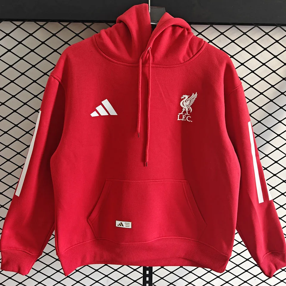 2026 LFC x AD Red Hoody 白三边 product image