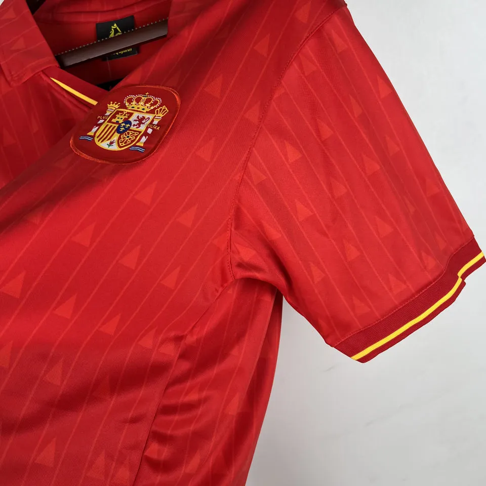 1988/91 Spain Home Red Retro.. detail image