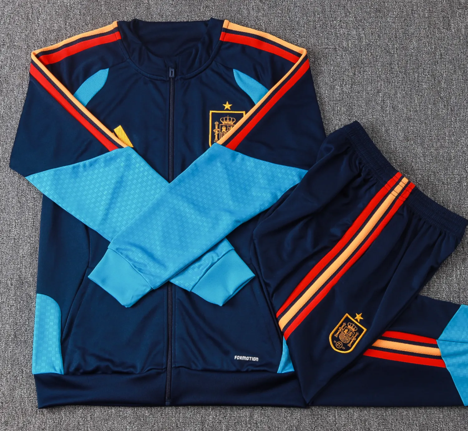 2026/27 Spain Royal blue Jacket Tracksuit detail image